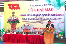 LỄ KHAI MẠC TUẦN LỄ HƯỞNG ỨNG HỌC TẬP SUỐT ĐỜI NĂM 2024